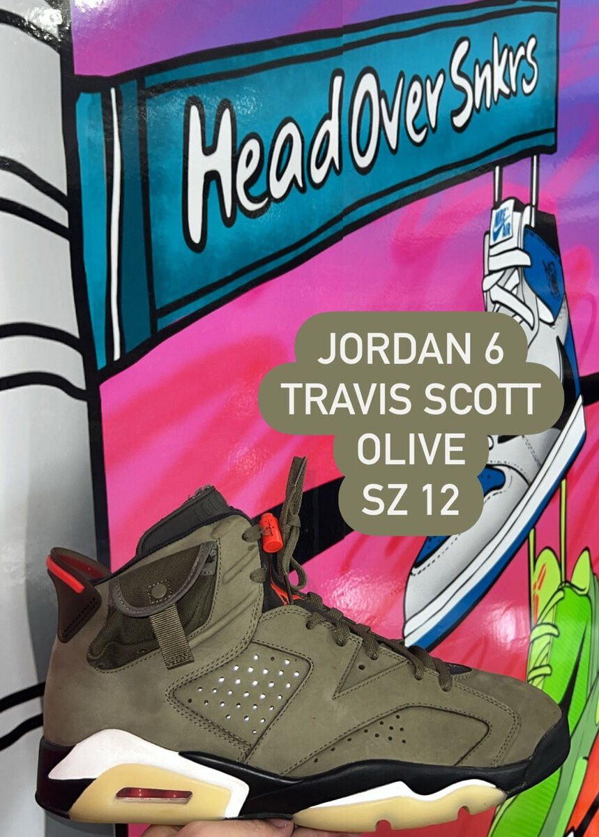 NIKE AIR JORDAN 6 RETRO OG SP CN1084 200 TRAVIS SCOTT SZ 12 NIKE AIR JORDAN 6 RETRO OG SP CN1084 200 TRAVIS SCOTT SZ 12