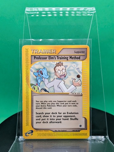 Professor Elm's Training Method 148/165 Expedition Base Uncommon 2002 Pokemon - 第 1/3 張圖片