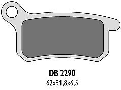 Plaquettes de frein arrière KH357 pour moto cross KTM SX 65 et SX 85