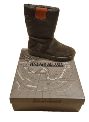 NAPAPIJRI Jenny Damen Stiefel - EU 37 - New Millitary Green Echtleder Gummi-Sohl