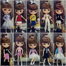 Fashion Doll Clothes For Blythe Doll Outfits Tank Top Coat Skirt Dress Trousers
