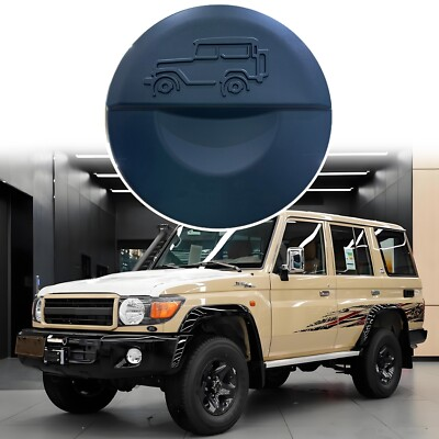 #ad Black Spare Tire Cover Fits for Toytota Land Cruiser LC70 LC76 LC79 ABS Tyre $399.00