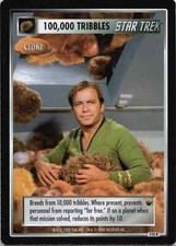 Star Trek CCG 100,000 Tribbles - Clone Near-Mint/NM Rare – TwT 2000