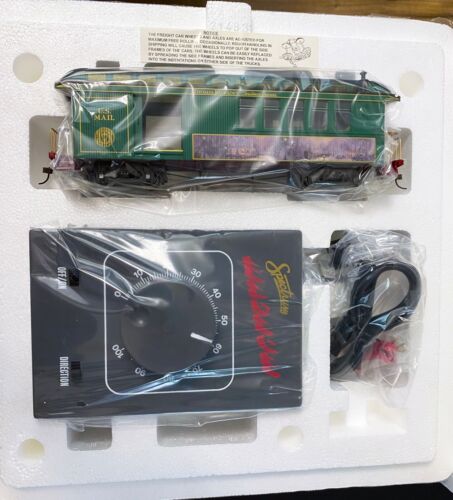Thomas Kinkade Christmas Express Train Village Gathering Mail Car W/ Transformer - 第 1/4 張圖片