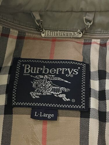 Burberry’s Burberry Trench Coat Zip Out Inner Layer Size L Large Japan vintage - Picture 3 of 13