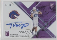 2017 Panini Elite Draft Picks Aspirations Purple 74/99 Tanner Vallejo Auto 0c2