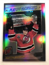Martin Brodeur 2000-01 O-Pee-Chee Chrome #163 Highlights REFRACTOR SP DEVILS