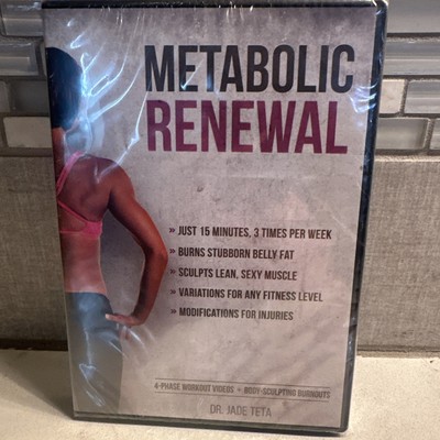 Metabolic Renewal 4 Phase Workout 4 DVD Set  Dr. Jade Teta NEW SEALED Fitness