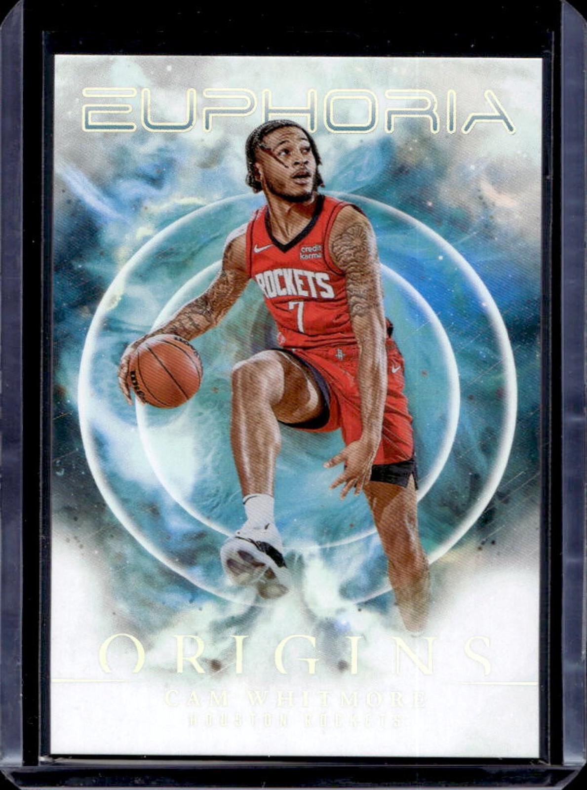 2023-24 Origins Cam Whitmore Euphoria Rookie RC #7 Rockets