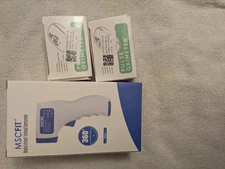Healthcare Essentials Bundle – MSCFIT Infrared Forehead Thermometer + 2 Pulse...