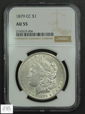 1879 CC Carson City Morgan Silver Dollar $1 NGC AU 55