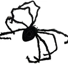 Giant Halloween Spider decoration Bendable indoors outdoors 1.3m leg span
