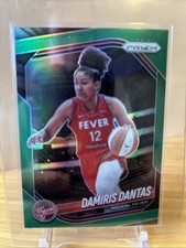 2025 Panini Prizm WNBA #42 Damiris Dantas Green Prizm Indiana Fever