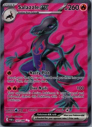 Salazzle ex 101/088 Ultra Rare Full Art Holo - Perfect Order