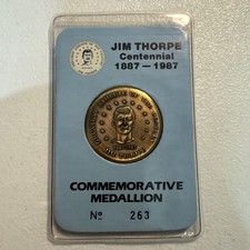 Jim Thorpe Commemorative Medallion No 263