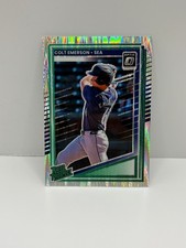 Colt Emerson 2025 Panini Donruss Optic Rated Prospect Shock Prizm Parallel SP