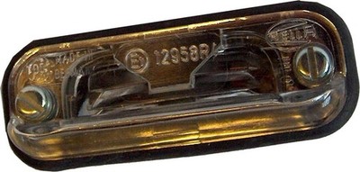 Kennzeichenleuchte Einbau (80x33x49) Alu stumpf für Setra 200er und 300er Serie