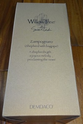 Willow Tree Zampognaro Shepherd with Bagpipe A Shepherd's Gift 27183 BRAND NEW