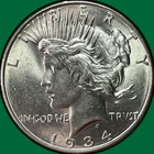 1934-D Peace Dollar Brilliant Uncirculated BU Coin #42043