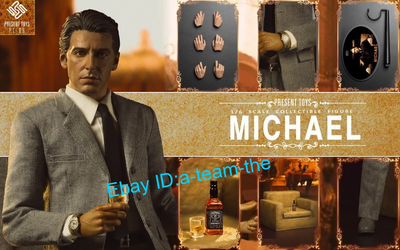 Present Toys The Godfather Pt-Sp09 MIC HALE Michael Corleone 1/6