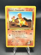 Pokemon Card - Blaine's Charmander Gym Challenge 60/132 Common 1st Edition