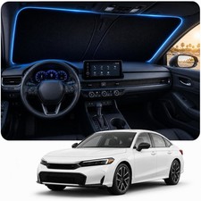 For Honda Civic 2022-2026 Car Windshield Sun Cover Privacy Cover Heat Block For Honda Civic 2022-2026 Car Windshield Sun Cover Privacy Cover Heat Block