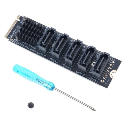 PH56 M.2 to Conversion Card Expansion with 5Port for Home Offices Use