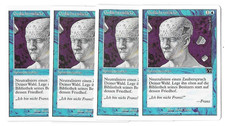 TCG MtG 273 Magic Hauptset 6. Edition Gedächtnislücke Playset (4)