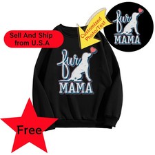 Dog Dad Custom Name Sweatshirt Personalized Pet Print Daily Casual Top