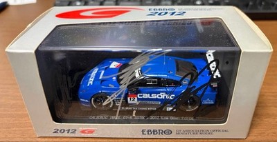 EBBRO 1/43 2012 Calsonic Impul R35 GT-R #12 Signed by Hoshino, Matsuda, Oliveira