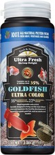 Ultra Fresh Goldfish Sinking Pellets W/ Color Enhancing Probiotics 4.6 oz