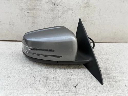 2014 2015 2016 MERCEDES CLA250 PASSENGER RIGHT DOOR MIRROR GREY W/BLIND SPOT OEM