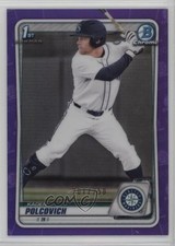 2020 Bowman Draft Chrome Purple Refractor 201/250 Kaden Polcovich #BD-18 9bp