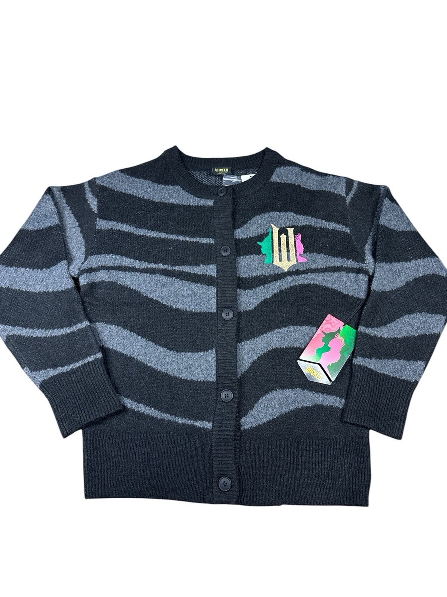 NWT Wicked Target X Paul Tazewell Grey XS Cardigan Ariana Grande