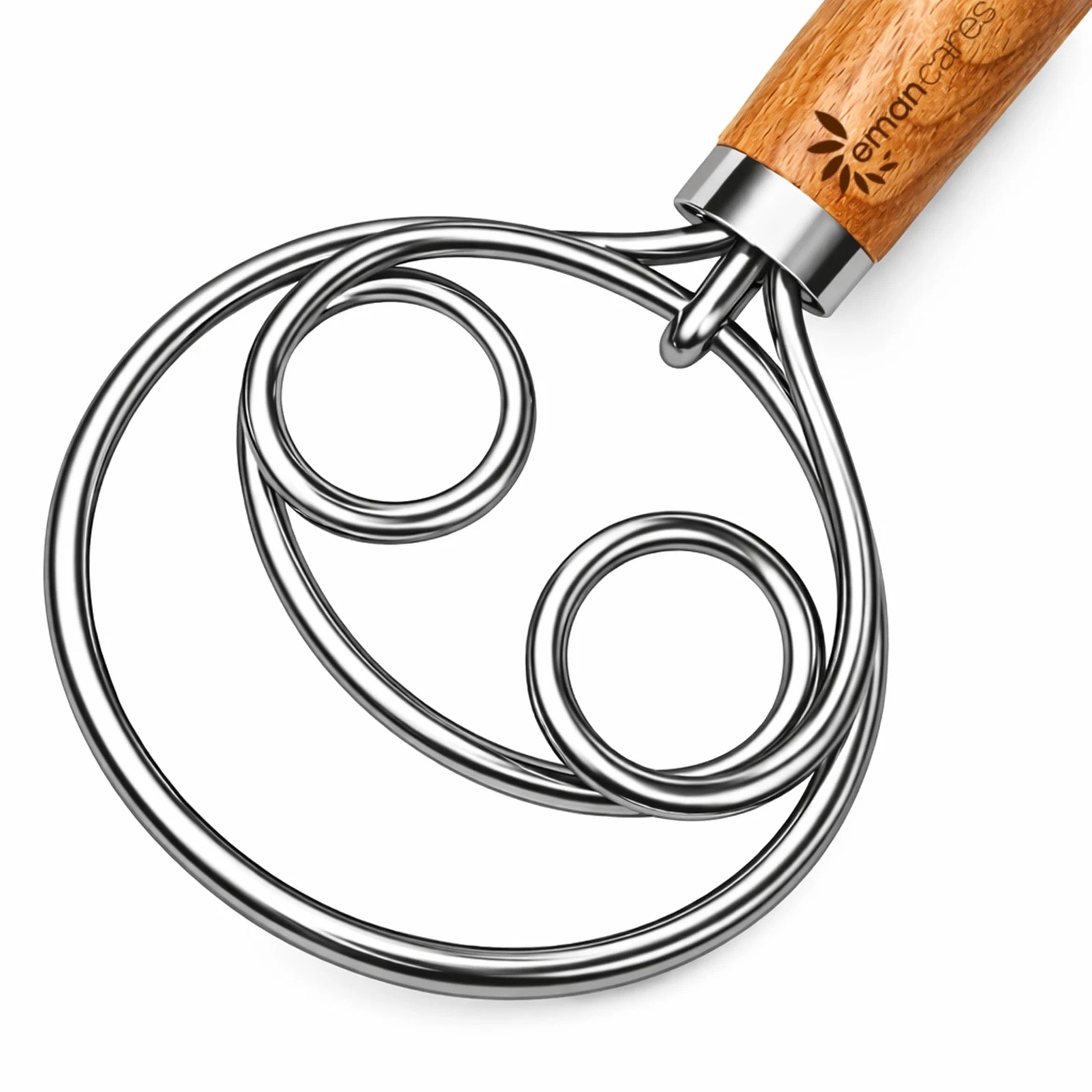 Danish Dough Whisk for Sourdough Bread – Stainless Steel Dutch Bread Whisk wi...
Opens in a new wind