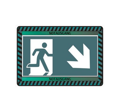 Sign Notice ''Emergency Exit'' Emergency Exit Emergency Exit SOS NOT
