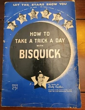 Vintage 1935 Bisquick TV Star Recipe Book Betty Crocker