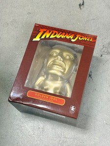 FEB239318: Indiana Jones Golden Idol Vinyl Coin Bank Raiders Of The Lost Ark