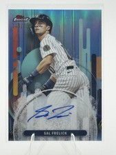 2025 Topps Finest - Finest Autographs Sal Frelick #FA-SF Sky Blue Refractor /150