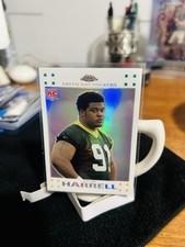 2007 Topps Chrome White Refractor Justin Harrell Packers Card #TC228 /869 Rookie. rookie card picture