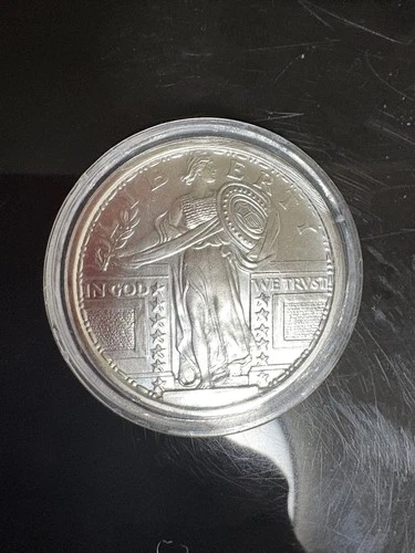 1oz .999 Fine Silver Round Walking Liberty Coin