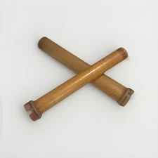 Vintage Bowen Hunter Wooden Spool Bobbin Textile Industrial Silk 1959