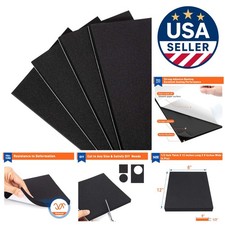 Customizable 4Pcs Neoprene Adhesive Foam 12in x 8in Sheets for Various Uses