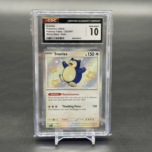 Snorlax graded CGC 10 for sale on eBay
