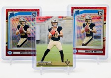 SPENCER RATTLER RC - RED WAVE PRIZM RATED ROOKIE (2) & RETRO - 2024 Donruss
