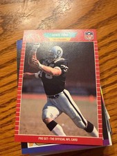1989 Pro Set - Howie Long #186 Raiders HOF