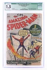 Amazing Spider-Man #1 - Marvel 1963 CGC 1.5 2nd app. of Spider-Man QUALIFIED