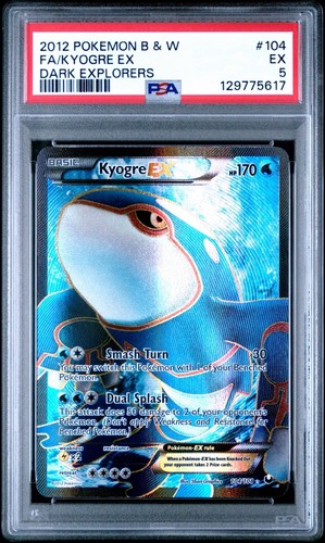 Kyogre-EX graded PSA 5 for sale on eBay