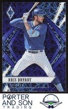 Kris Bryant Phoenix Blue Velocity 2021 Panini Chronicles #20 Cubs Baseball Card