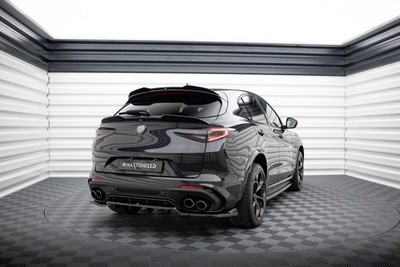 Unterer Heck Spoiler Aufsatz Abrisskante 3D passend für Alfa Romeo Stelvio Mk1 s